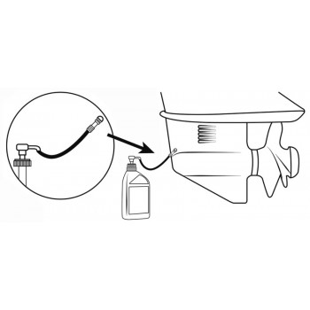 Pompa riempimento olio del piede